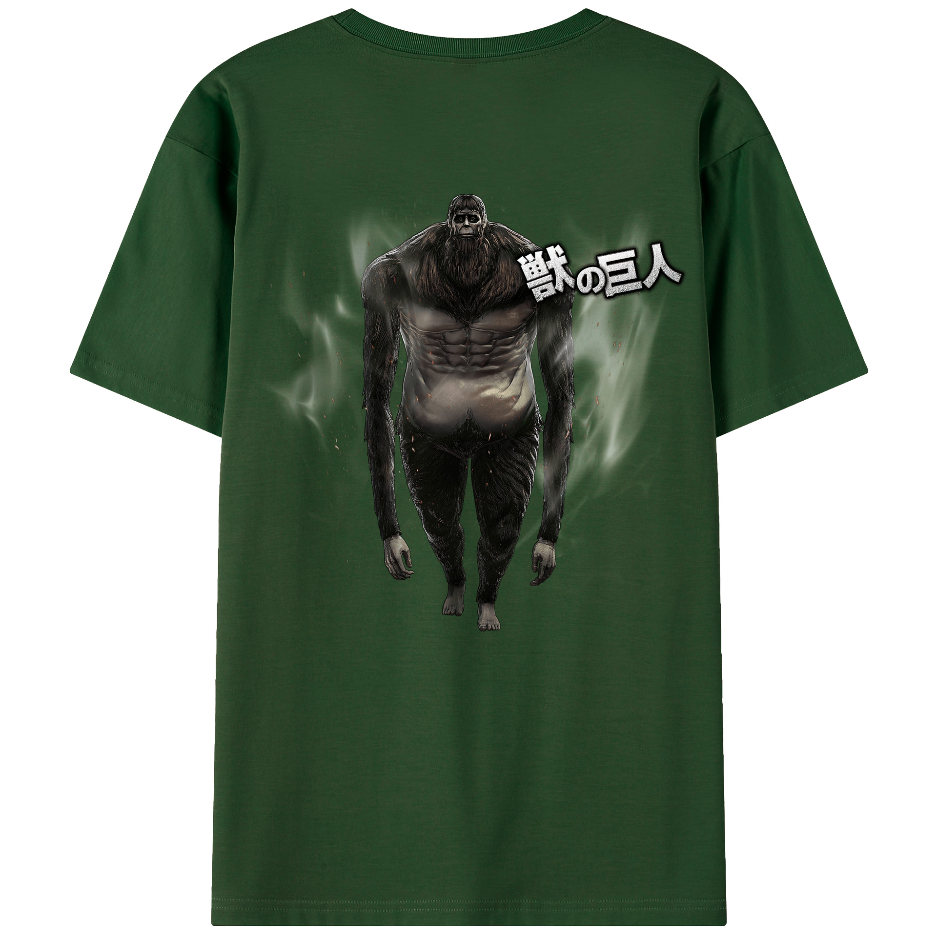 （画像用） 進撃の巨人 Attack on Titan 綿100％半袖Tシャツ（背面プリント）